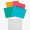 12 Packs: 40 ct. (480 total) 4.25" x 5.5" Solid Rainbow Cards & Envelopes by Recollections™